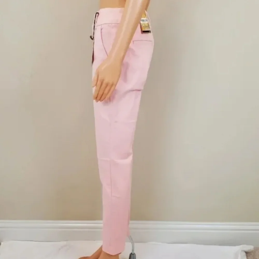 Hybrid & Company Flat Front Stretch Trousers Chino Pants